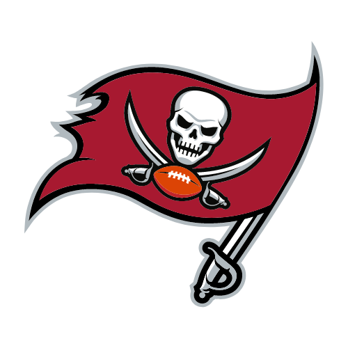A red flag with a skull and crossed swords logo.