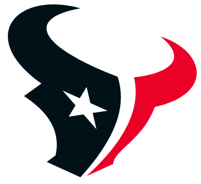 Houston Texans NFL team logo with a stylized bull head and lone star.