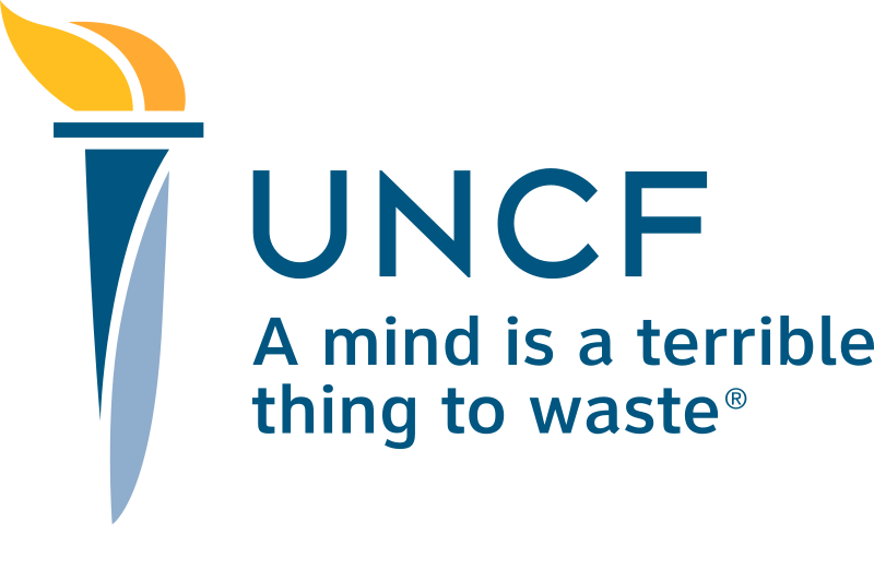 UNCF logo with the slogan about mind and waste.