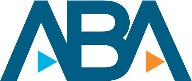 Partial NBA logo in blue and white.
