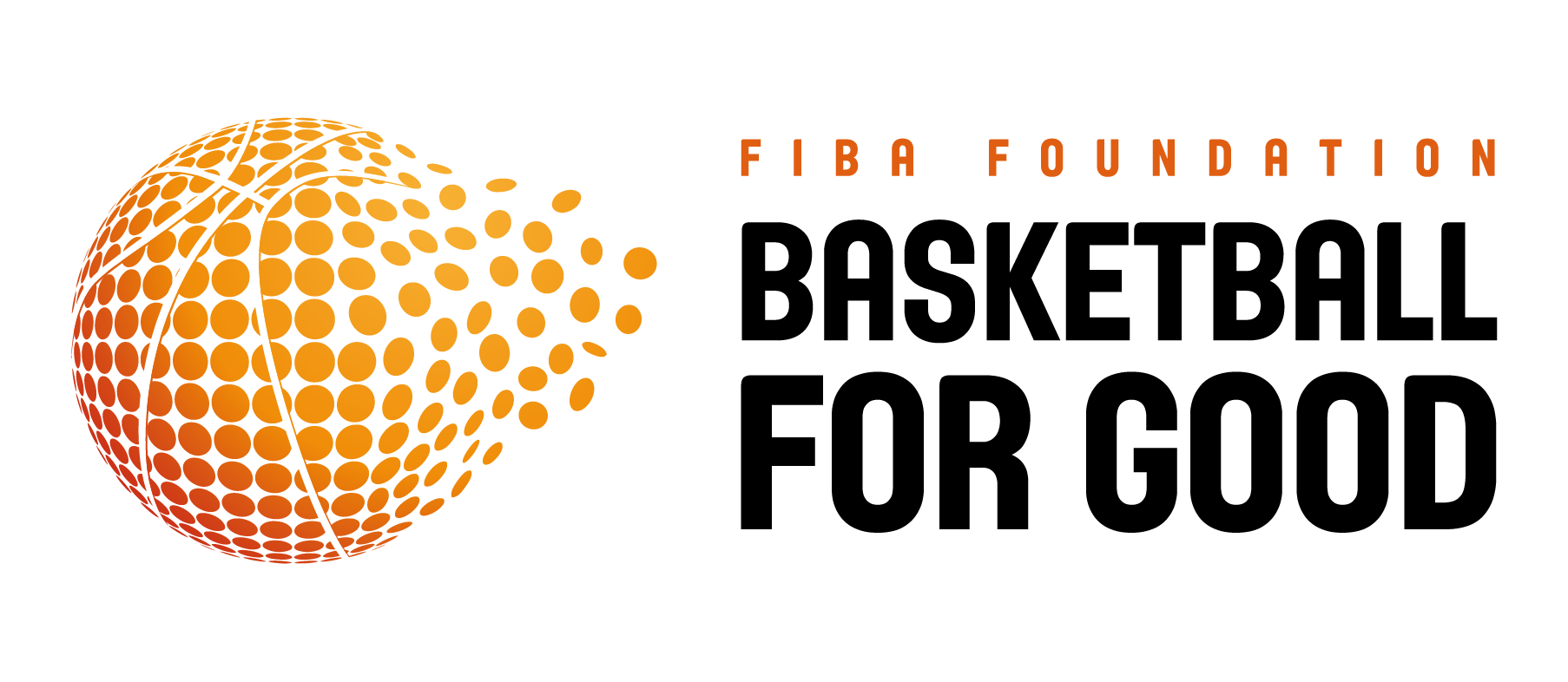 Logo for a fundraising basketball event.