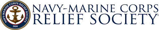 Partial view of a school logo with blue text on a white background.