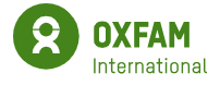 Oxfam International logo with green icon and text.